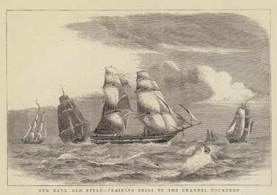 Nuestra Marina, estilo antiguo, Brigs de entrenamiento del Escuadrón del Canal de William Edward Atkins